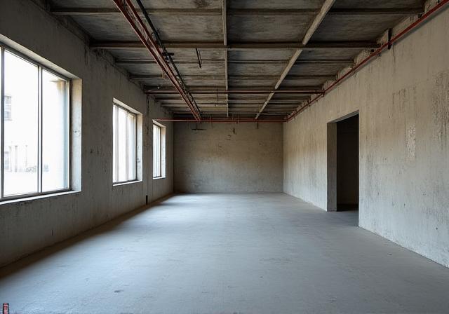 Before shot of an empty commercial space in Melbourne CBD.
